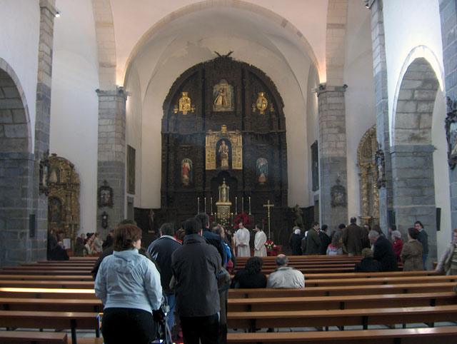 Interior de la Iglesia de Potes