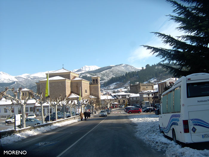 Empiezan las nevadas en Potes