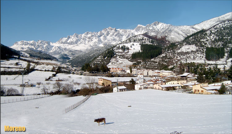 Potes nevado en Enero 2007