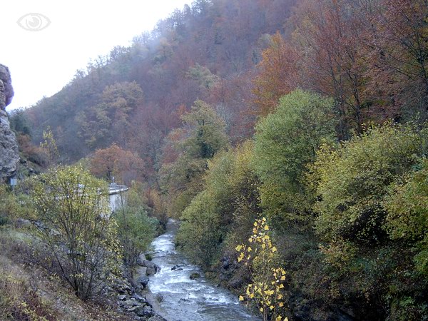 El rio en Otoño y su policromia