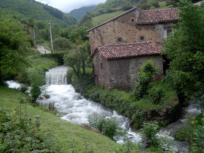 Molinos en el Rio de Vada (vega de liebana)