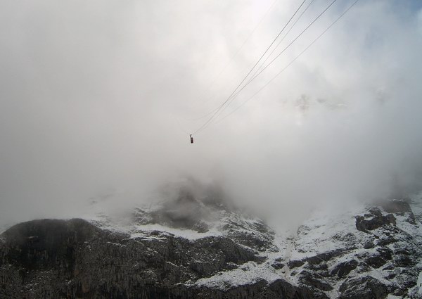 Imagen del teleferico de Fuente De