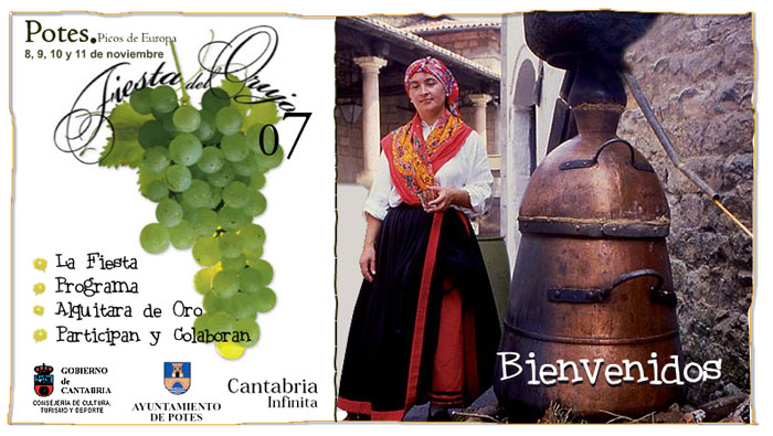 Fiestas del Orujo 2007, Orujero Mayor Javier Castillo (Poty) y Carmen Sevilla