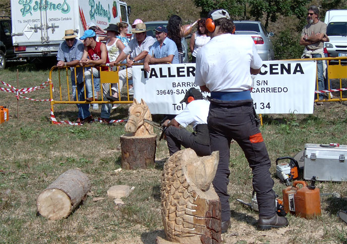 Figuras hechas con motosierra