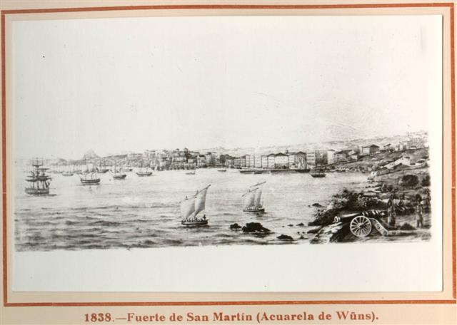 1838 - Furte San Martin - Acuarela