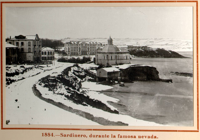 1884 - Sardinero durante la nevada