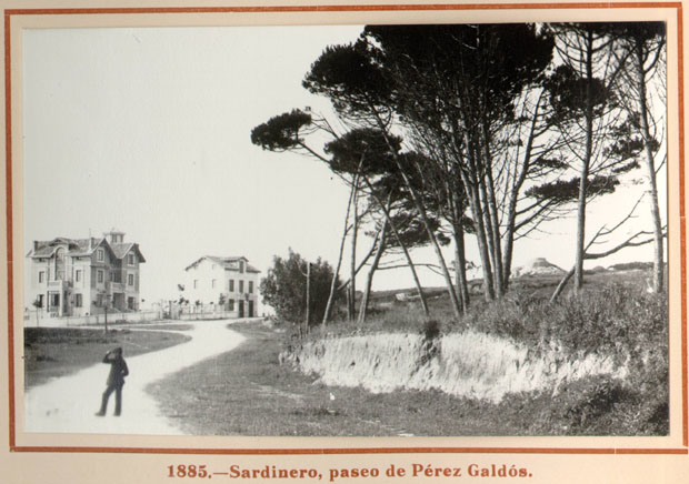 1885 - Sardinero - Paseo de Perez Galdos.
