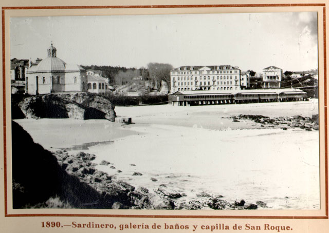 1890 - Sardinero - Galeria de baños y capilla S