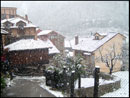 Comienzo de nevada en liebana