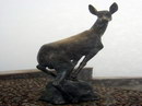 Estatua de un rebeco en picos de Europa