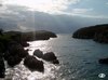 Vista de la playa de la virgen del mar