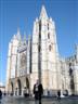 La Catedral de Leon, con More posando : )